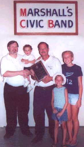 J.D. Parr receiving plaque