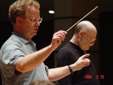 Kirt Saville and Ronald Romm in rehearsal